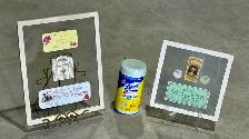 Beautifully Framed Collection Of Vintage French Perfume Ads - Photo 7