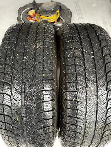 2x pneus hiver 255/65R18 Michelin X-ice
