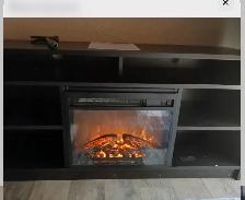 Bartosh TV Stand for TVs up to 55' with Fireplace Included - Photo 3