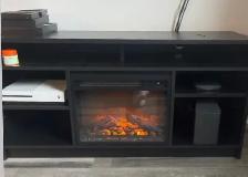 Bartosh TV Stand for TVs up to 55' with Fireplace Included - Photo 4