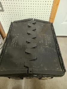 Buckhorn Heavy Duty Storage Tote w Attached Lid