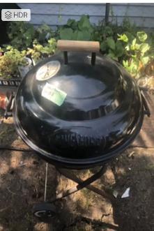 Charcoal BBQ Grill and Smoker Kingsford Barbecue Grill, Black