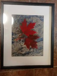 Maple Leaf Framed Wall Art