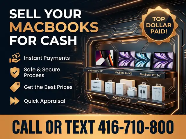 Turn Your Used MacBook Into Instant Cash Today!