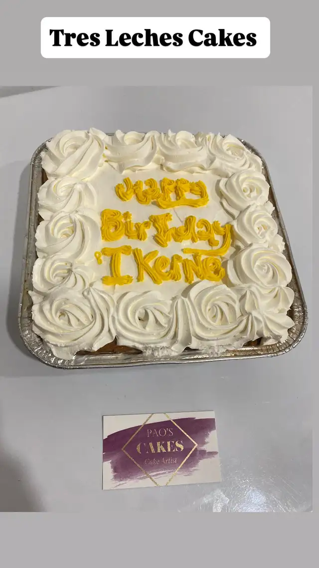 Tres Leches cakes