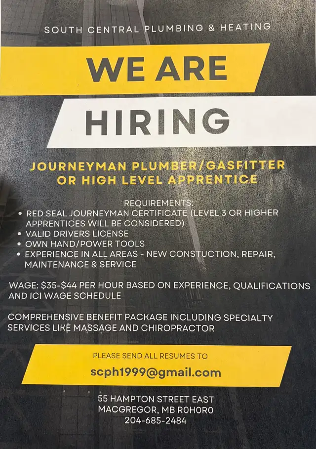 Journeyman Plumber
