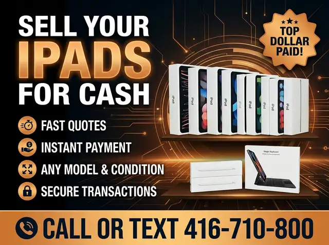 Instant Cash for iPads: Pro, Air, Mini & More