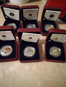 Royal Canadian Mint silver collector coins