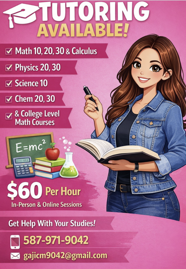 Math and Science Tutoring