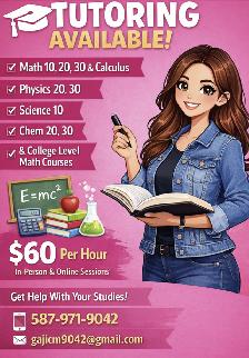 Math and Science Tutoring
