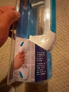Carex Suction Shower Ultra Grab Bar - Photo 2
