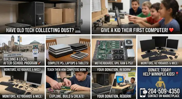 Please donate your unwanted PCs, PC Parts and Misc. Electronics