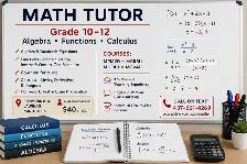 Math Tutor – Grade 10–12 | Algebra, Functions & Calculus