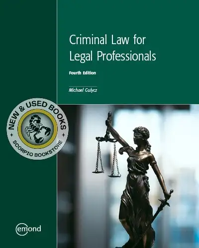Criminal Law for Legal Professionals 4th Gulycz 9781774627570