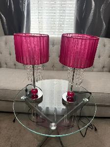 Stylish table lights set of 2 and ceiling lights all 3 items - Photo 3