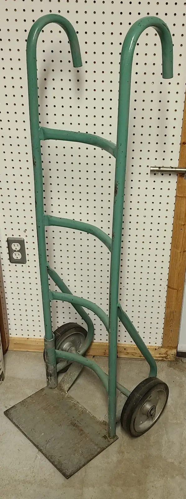 Heavy Duty Green Steel Hand Truck (dolly)