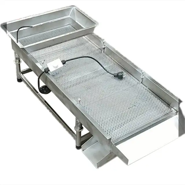 6MM Mesh Stainless Steel Linear Vibrating Screen 220V 230553