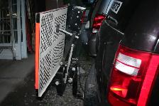 Rack support arriere véhicule (souffleuse tondeuse cart electriq