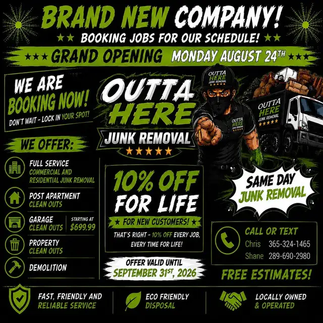 Hamilton, Burlington & Oakville Junk Removal & Demolition!