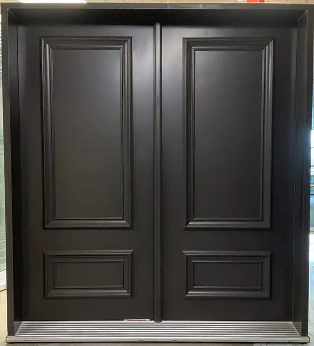 1459PA Porte d’acier 36G Gris Astragale amovible peinture 2 coté