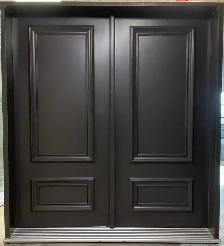 1459PA Porte d’acier 36G Gris Astragale amovible peinture 2 coté
