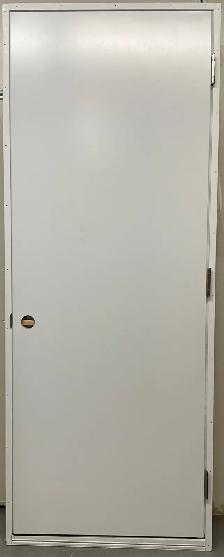 1464PA Porte d’acier 30″G Blanche Seuil 11po - Photo 2