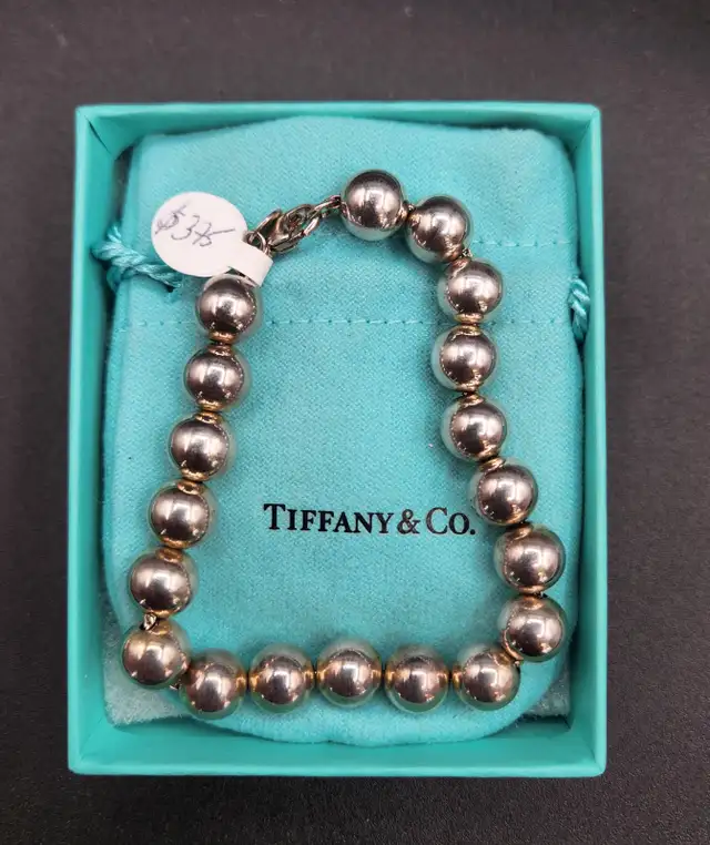 Tiffany & Co. Sterling Silver HardWear Ball 8' Bracelet