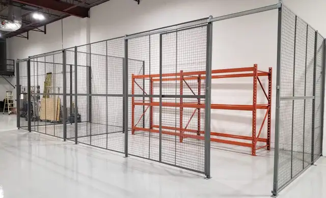 WIRE MESH PARTITIONS | SECURITY CAGE | BONDED | FENCING | LOCKER