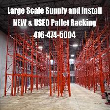 Large Scale Warehouse Pallet Racking Projects SUPPLY AND INSTALL