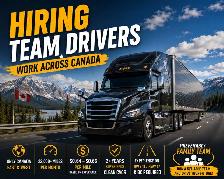 HIRING TEAM DRIVERS — CANADA-WIDE