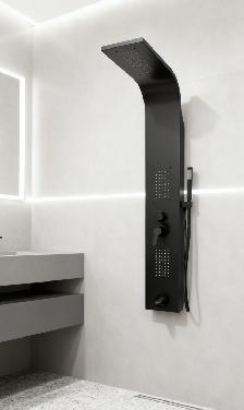 Stainless Steel Shower Panel Tower $129up Rainfall & Hand Shower - Photo 2