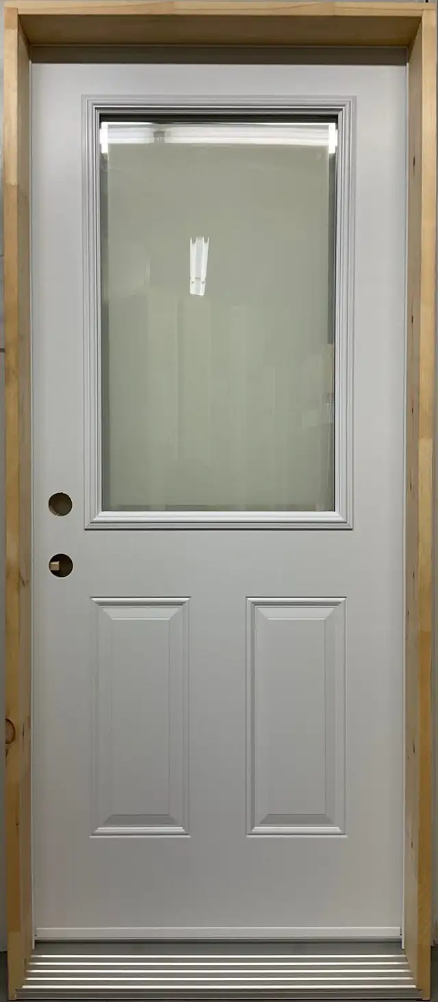 1471PSM Porte d’acier 34″D Blanche Sérigraphie Edge 23×37