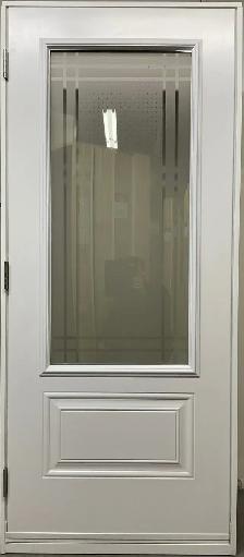 1456PSM Porte d’acier 34″D Blanche Transît slab orléan 23×49 - Photo 2