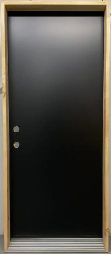 1455PSM Porte d’acier 34″  Noire Uni  Gauche ou Droite - Photo 3