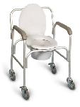 Slightly Used Standard Height Adjustable Commode & Shower Chair - Photo 2