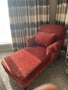 Upholstered Chaise Lounge - Photo 2