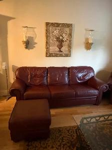 Couches and ottoman