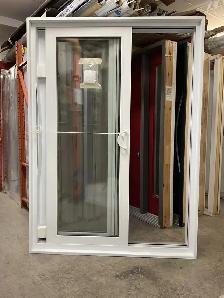1357PP Porte patio PVC 5′ Blanche 58 3/4×81 1/8 ouv. Gauche - Photo 2