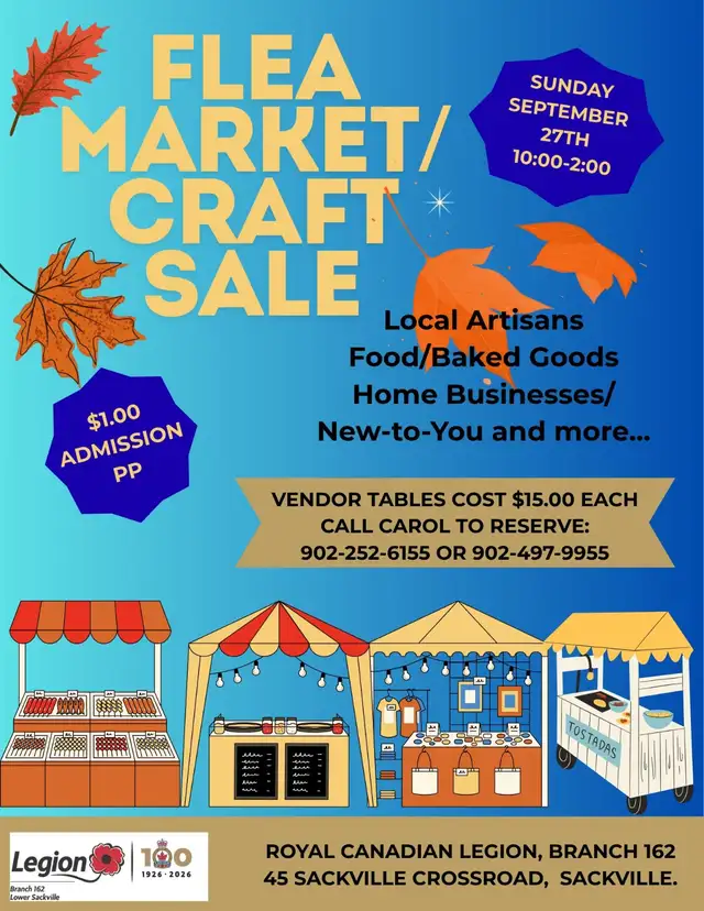 Flea Market Sackville Legion