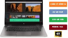HP Zbook Studio G5,Core i7-8850H ,32GB,256GB SSD,NVIDIA 4GB,W 11