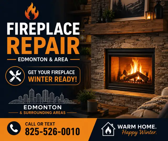 Fireplace Repair & Service – Edmonton & Area