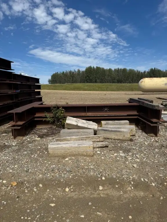 New & Never-Used Industrial I-Beam / Wide-Flange Steel Package