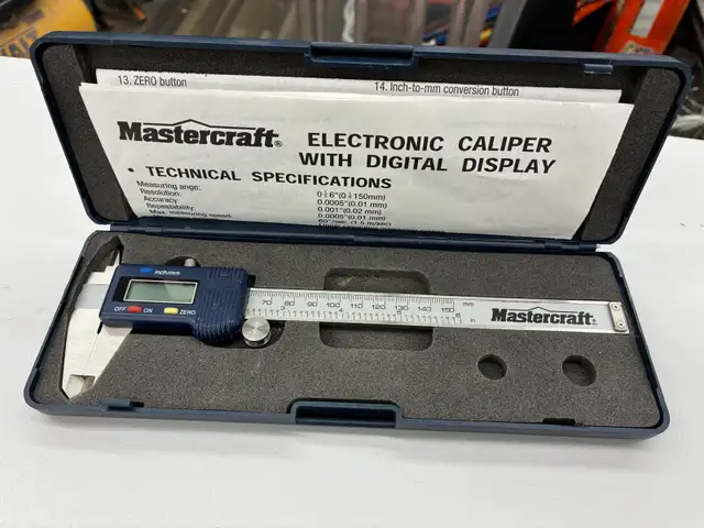 Mastercraft Electronic Caliper w/Digital Display