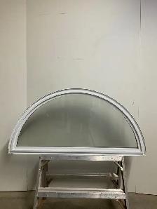 10926FP Fenêtre Fixe PVC Blanc 1 sect Demi-lune  49x23 3/4 - Photo 2