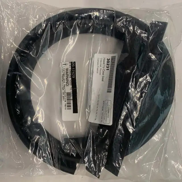 30231 Hood to Cowl seal   3059 Bumper Kit Chevrolet& Pontiac