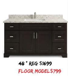 Bathroom Vanity, Kitchen Faucet, Countertop
