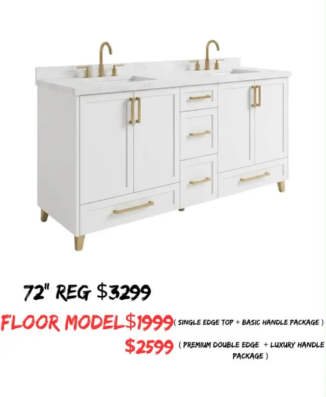 Bathroom Vanity, Kitchen Cabinet, Faucet, Mirror