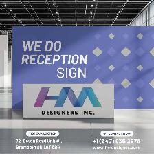 Custom Reception Signs | 3D Office Logo Signs | Acrylic & Metal