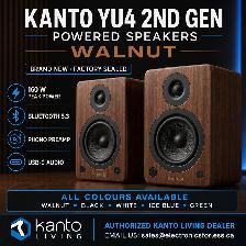 Kanto YU4 2nd Gen Powered Speakers – Brand New