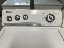 Laveuse sécheuse traditionnelles blanches Whirlpool - Photo 2